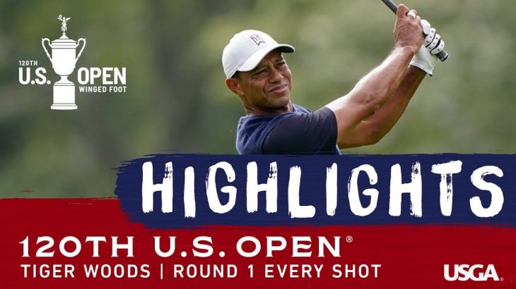 Tiger Woods（タイガー・ウッズ） Highlights｜Every  Shot｜Round 1｜2020 U.S. Open Championship