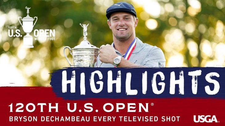 Bryson Dechambeau（ブライソン・デシャンボー） Highlights｜Every Televised Shot｜2020 U.S. Open Championship