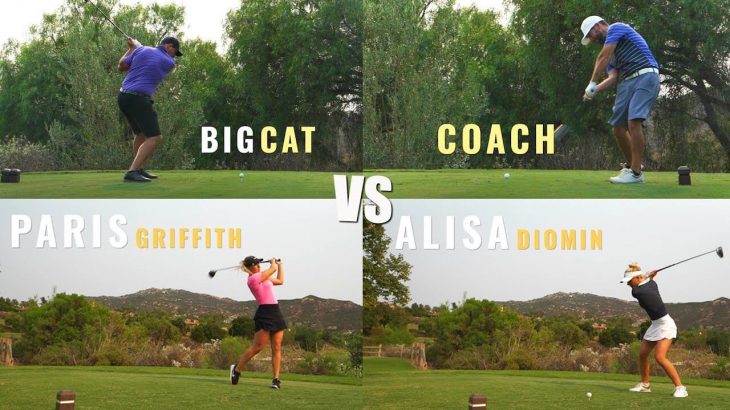 THE BIG CAT ACQUIRED NEW GOLF CLUBS AND THEY’RE PURTY!｜GUYS VS GIRLS｜WHATS IN THE BAG