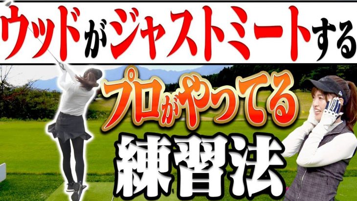 フェアウェイウッド上達のコツ｜3番ウッドをティーアップして打つ練習｜芹澤信雄プロ×高橋としみ【スイング改善レッスン】【フェアウェイウッド編】