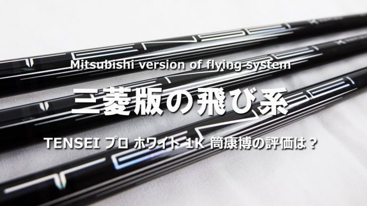 三菱ケミカル TENSEI PRO（テンセイ プロ） WHITE 試打インプレッション｜変幻自在に球を操るクラブフィッター 筒康博