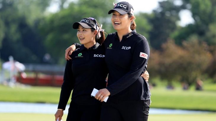 Ariya Jutanugarn（アリヤ・ジュタヌガーン） and Moriya Jutanugarn（モリヤ・ジュタヌガーン） Highlights｜Final Round｜DOW Great Lakes Bay Invitational 2021