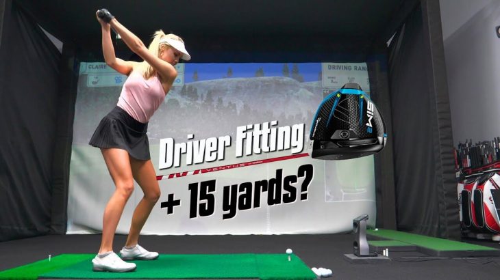 CLAIRE GETS FIT FOR A NEW TAYLORMADE DRIVER AT FUJIKURA TEST LAB