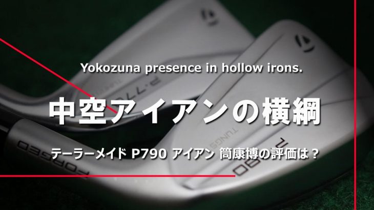 テーラーメイド P790 アイアン（2021年モデル） 試打インプレッション 評価・クチコミ｜ご意見番クラブフィッター 筒康博