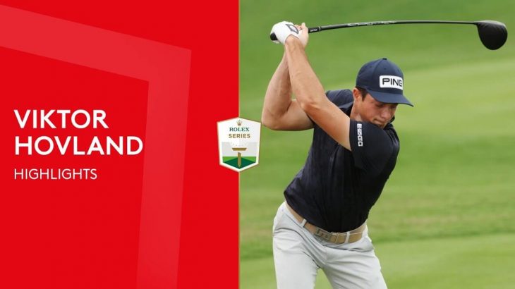 Viktor Hovland（ヴィクトル・ホブランド） Highlights｜Round 1｜Abu Dhabi HSBC Championship 2022