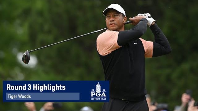 Tiger Woods（タイガー・ウッズ） Highlights｜Round 3｜PGA Championship 2022