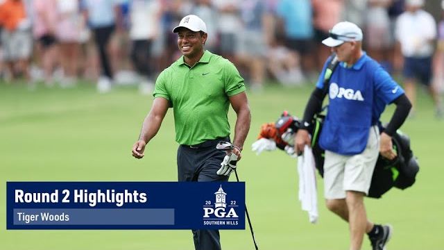 Tiger Woods（タイガー・ウッズ） Highlights｜Round 2｜PGA Championship 2022