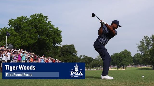 Tiger Woods（タイガー・ウッズ） Highlights｜Round 1｜PGA Championship 2022