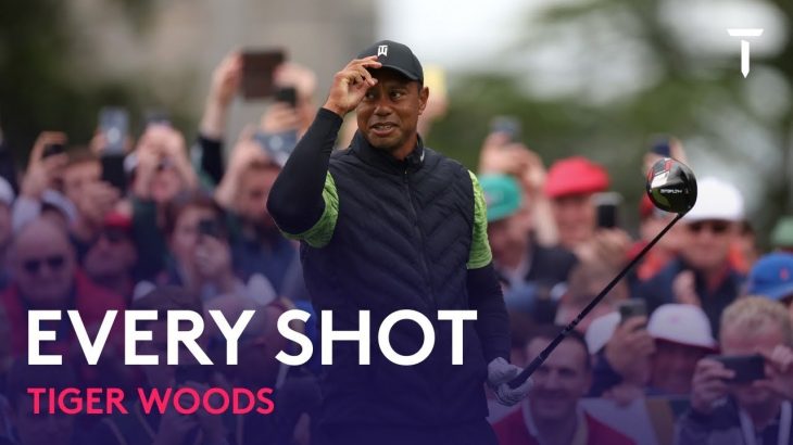 Tiger Woods（タイガー・ウッズ） Every Shot｜Round 1｜JP McManus Pro-Am 2022